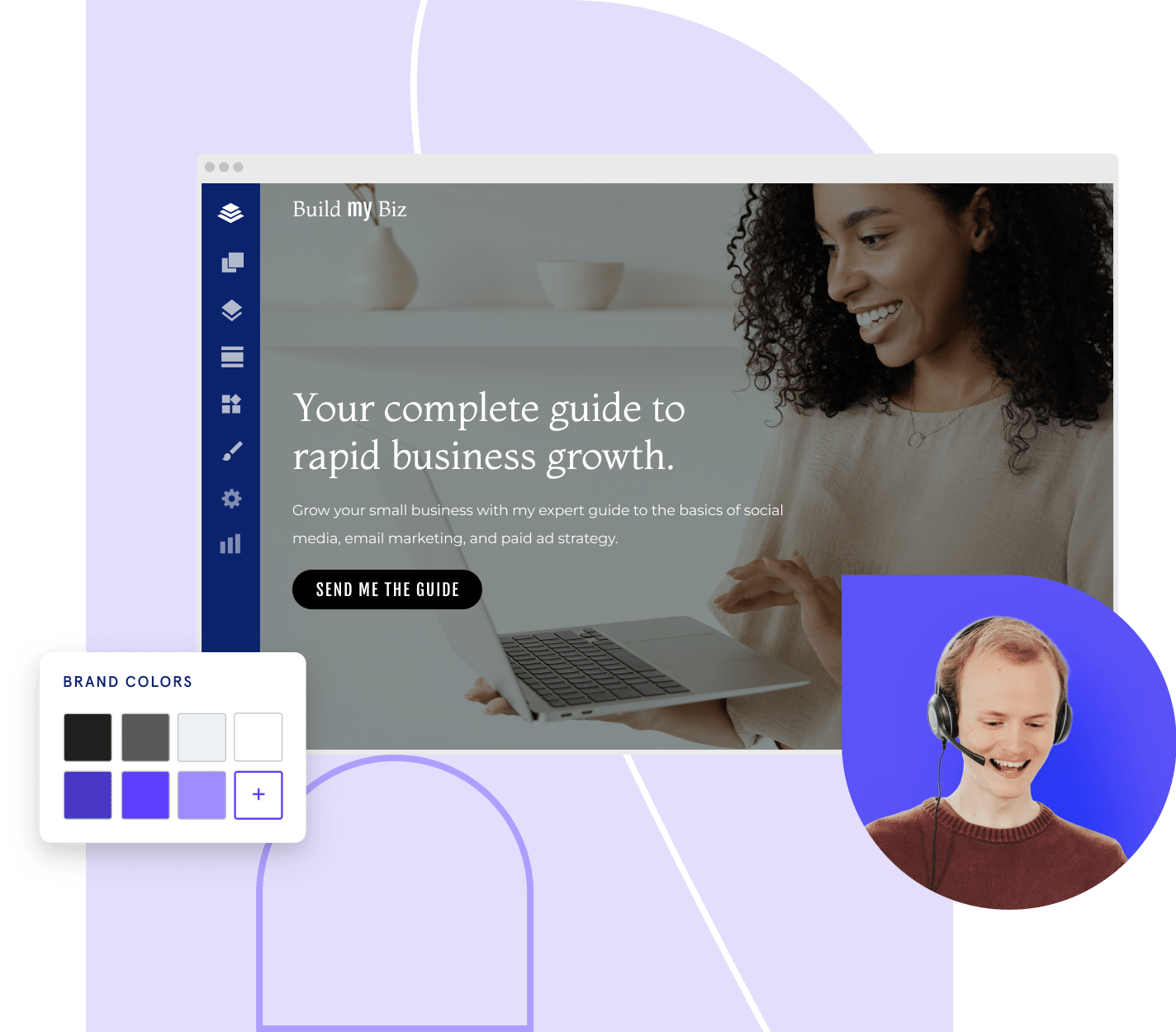 Leadpages landing page builder with onboarding call specialist 